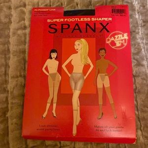 @nashjake SPANX Super Footless Black Size C Super Tummy Control NIP  TWO PR SAME